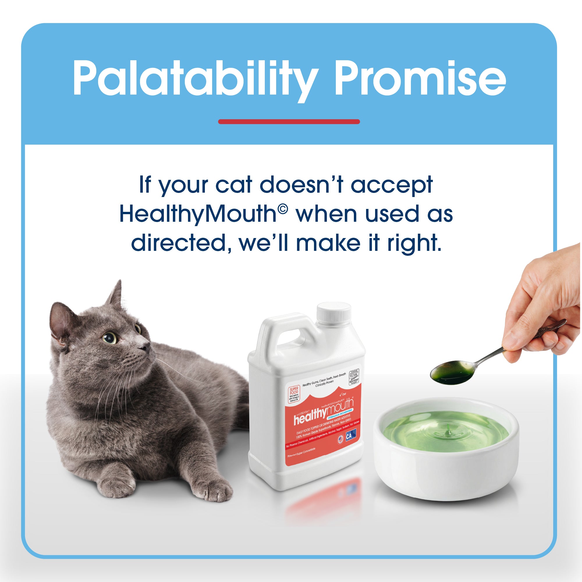 HealthyMouth® Water Additive for Cats